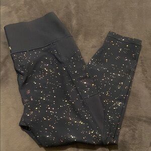 Women’s Sparkly Metallic Print Leggings